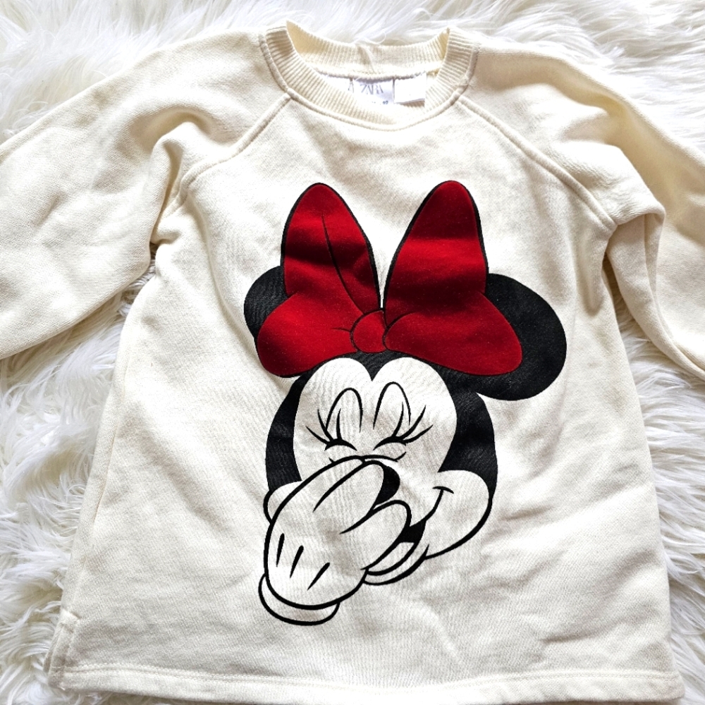 Zara Minnie Mouse Sweatshirt Dress